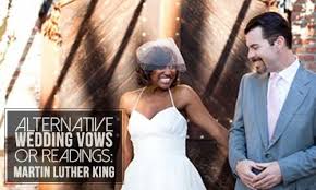 Was a scholar and minister who led the civil rights movement. Alternative Wedding Vows Or Readings Dr Martin Luther King Jr Edition Kiss My Tulle