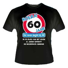 Feestartikelen 60 Jaar T Shirt 60 Jaar Feestartikelen Shop Nl