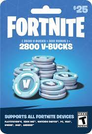 Click sign in on the top right corner of the fortnite home page; Buy Fortnite 2800 V Bucks Card