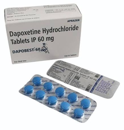 Dapoxetine Hydrochloride Tablets IP 60 mg at ₹ 400/strip in New Delhi | ID: 24157137573