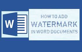 Upload, edit & sign pdf forms online. How To Add Watermark In Word Documents