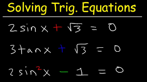 Solving Trigonometric Equations By Finding All Solutions Equations Solving Solutions