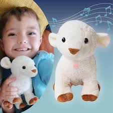 Musical stuffed lamb online