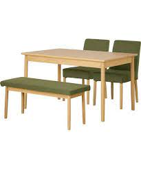 ダイニングテーブルセット nクリスタルna gr ベンチ interior dining set dining bench