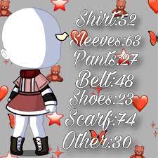 Kawaii Gacha Life Styles Chocolate Style Character Outfits Manga Clothes Club Outfits