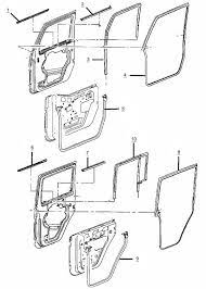 Jeep JK Wrangler Door Parts - Door Seals, Weather Stripping | 4WD.com