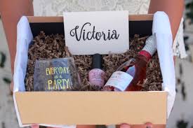 Great gift to send to a bridesmaid or maid of honor as a bridesmaid proposal. Diy Bridesmaid Proposal Boxes Chelsea De Castro