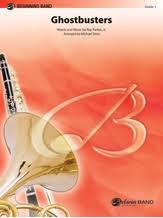 Ghostbusters From Ghostbusters E Flat Alto Saxophone Ray Parker Concert Band Sheet Music