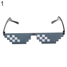 Be the top boss with these meme making thug life glasses. Sunglasses Motorcycle Bike Pixelated Mosaic Funny Sunglasses Uv Blocking Thug Life Glasses Buy At A Low Prices On Joom E Commerce Platform