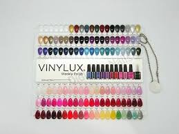 Cnd Vinylux Painted Color Chart Nail Palette 114 Colour