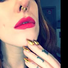 Yellow Gold Triple Stacked Septum Ring 3 In 1 Nose Hoop Etsy
