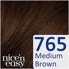 Type hairdye in boots search bar. Clairol Nice N Easy Medium Brown 765 Non Permanent Hair Dye Wilko