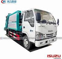 ISUZU elf 100P 5cbm garbage compactor truck trash compressed ...
