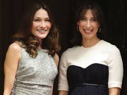 Carla bruni has taken to instagram to share a striking and rare photo of her young daughter giulia sarkozy. Carla Bruni Sarkozy Snipes At Maverick Samantha Cameron S Style Uk News Express Co Uk