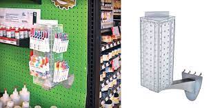 Blick Art Draws Customer S Attention To Their Pegboard Wall Slat Wall Peg Board Extension Rod