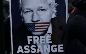 Julian assange outside the ecuadorian embassy in london in 2017. Free Julian Assange The Nation