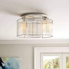 Install the correct size light. Classicliving 2 Light 35cm Flush Mount Reviews Wayfair Co Uk