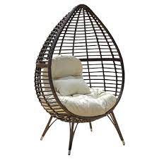 The pool chair lounger should be easy to adjust, and you shouldn't have any difficulties in maneuvering the back of. Cutter Teardrop Wicker Patio Lounge Chair With Cushion Brown Christopher Knight Home Target