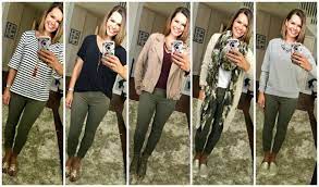 Five Ways To Wear Olive Jeans Olive Jeans Outfit Olive Green Pants Outfit Olive Pants Outfit