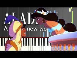 ホール ニュー ワールド 映画 アラジン より ピアノソロ上級 楽譜あり aladdin a whole new world youtube 楽譜 ピアノ アラジン 楽譜