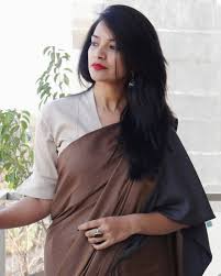 This Instagrammer Will Inspire You To Pick Sarees For Formal Wear Formal Saree Saree Blouse Designs Latest Saree Hairstyles