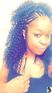 New trends fashion design with : Bandanas Black Hair Natural Der Frisuren Front Mit Naturliche Zopfen Natural Hairstyles With Brai Half Braided Hairstyles Natural Hair Styles Half Wigs