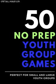 A youth group game can be a fun activity for students to play to break any barrier that may be making them feel uncomfortable or shy so they can get to know each other. 50 No Prep Youth Group Games Youth Group Games Youth Games Group Games For Kids