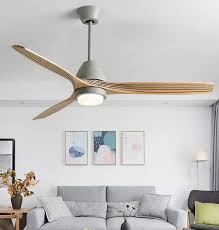 #3 rainier light classical crystal ceiling fan lamp. Wood Led Ceiling Fan With Lamp For Bedroom Living Room Etsy Ceiling Fan Ceiling Fan With Light Led Ceiling Fan