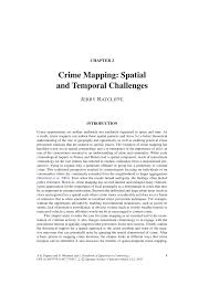 Pdf Crime Mapping Spatial And Temporal Challenges