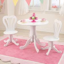Kidkraft Parlor Table Amp 2 Chair Set 21216 From Hayneedle Com Round Table And Chairs Kids Table Chair Set Parlor Table