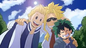 Anime My Hero Academia All Might Izuku Midoriya Mirio Togata Toshinori Yagi Hd Wallpaper Wallpaperbetter É o fim da 3ª temporada. anime my hero academia all might
