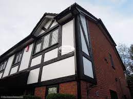 Exterior mock tudor cladding & planking. Mock Tudor Timber Mock Tudor Replacement Plastic Mock Tudor Beams Bishopstoke Southampton The Fascia Division