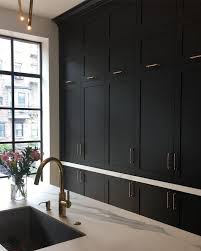 227 Likes 42 Comments Melinda Guglietta Melin Boston Comments Guglietta Instagram Kitch Black Kitchens Black Kitchen Cabinets Interior Design Kitchen