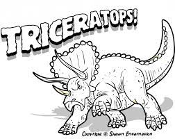 The pdf prints best on standard 8.5 x 11 paper. Triceratops Coloring Pages Coloring Home