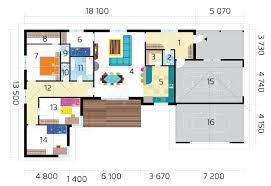 Pools are often afterthoughts, but the plans in this collection show suggestions for ways to integrate a pool into an overall home design. Large U Shaped Bungalow With Double Garage No 29 Ceramic Houses