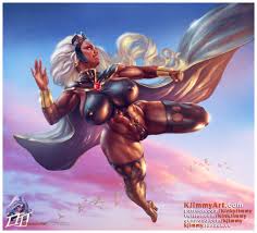 X-Mens Storm thicc pinup by KinkyJimmy - Hentai Foundry