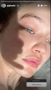 Did anyone teach you about. Gigi Hadid Posts A Stunning Makeup Free Selfie On Instagram