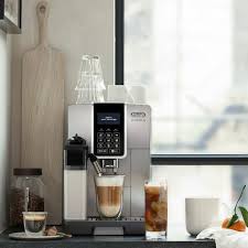 Delonghi dinamica & gaggia cadorna barista plus automatic bean to cup coffee machines. Delonghi Dinamica With Latte Crema Fully Automatic Coffee Espresso Machine Williams Sonoma