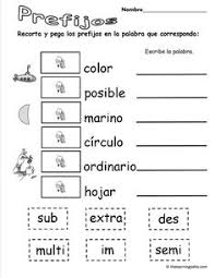 14 Best Sufijos Y Prefijos Images Spanish Anchor Charts