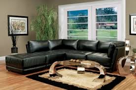 Leather sectionals are the perfect solution to versatile seating for your living room, basement and more. Leather Sectional Sofa Set 5 Piece In Black Leather Coaster Leather Sofa Furniture