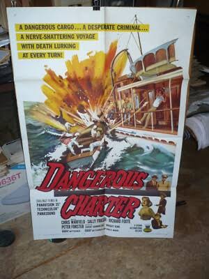 DANGEROUS CHARTER, orig 1-sh / movie poster [Chris Warfield, Sally Fraser]-  1962 | eBay
