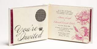 Book Wedding Invitations Wedding Booklet Wedding Book