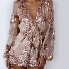 Black And Gold Sequin Romper Gold Sequin Romper Sequin Playsuit Eve Outfit New Years Eve Outfits