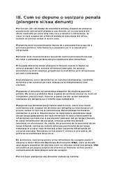 Tulburarea de posesie, actiunea de plangere penala impotriva celui ce foloseste pe nedrept un spatiu proprietatea altei persoane sau prin mutarea de hotar si desfiintarea semnelor de hotar. Documentatie Pt Plangere Penala