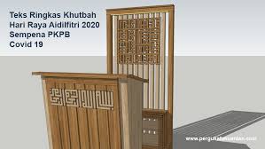 Semoga kumpulan materi khutbah jum'at pilihan ini bermanfaat. Teks Khutbah Hari Raya Aidilfitri 2020 Persatuan Guru Guru Sar Kafa Daerah Kuantan
