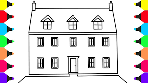 Calderone likes creating a cool, cozy vibe in the bedroom, and often tends to reach for gray tones — they're neutral enough to feel soothing, but a step up. Learn Colors For Kids With Big House Coloring Pages How To Draw And Color House Youtube