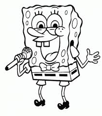 Bob Esponja Para Colorear Png