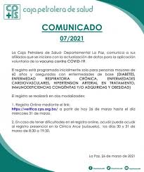 Bolivia coronavirus update with statistics and graphs: Caja Petrolera De Salud Gestion Transparente Con Resultados Eficientes