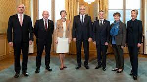 Le conseil fédéral contribue au développement de l'orientation et des lignes. Quatre Departements Changent De Mains Au Conseil Federal Rts Ch Suisse