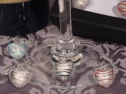 Murano Art Deco Collection Heart Wine